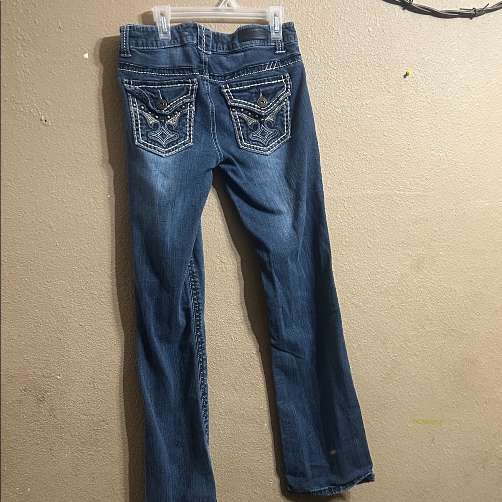 Celebrity Pink Women's Boot Cut Jeans - Blue